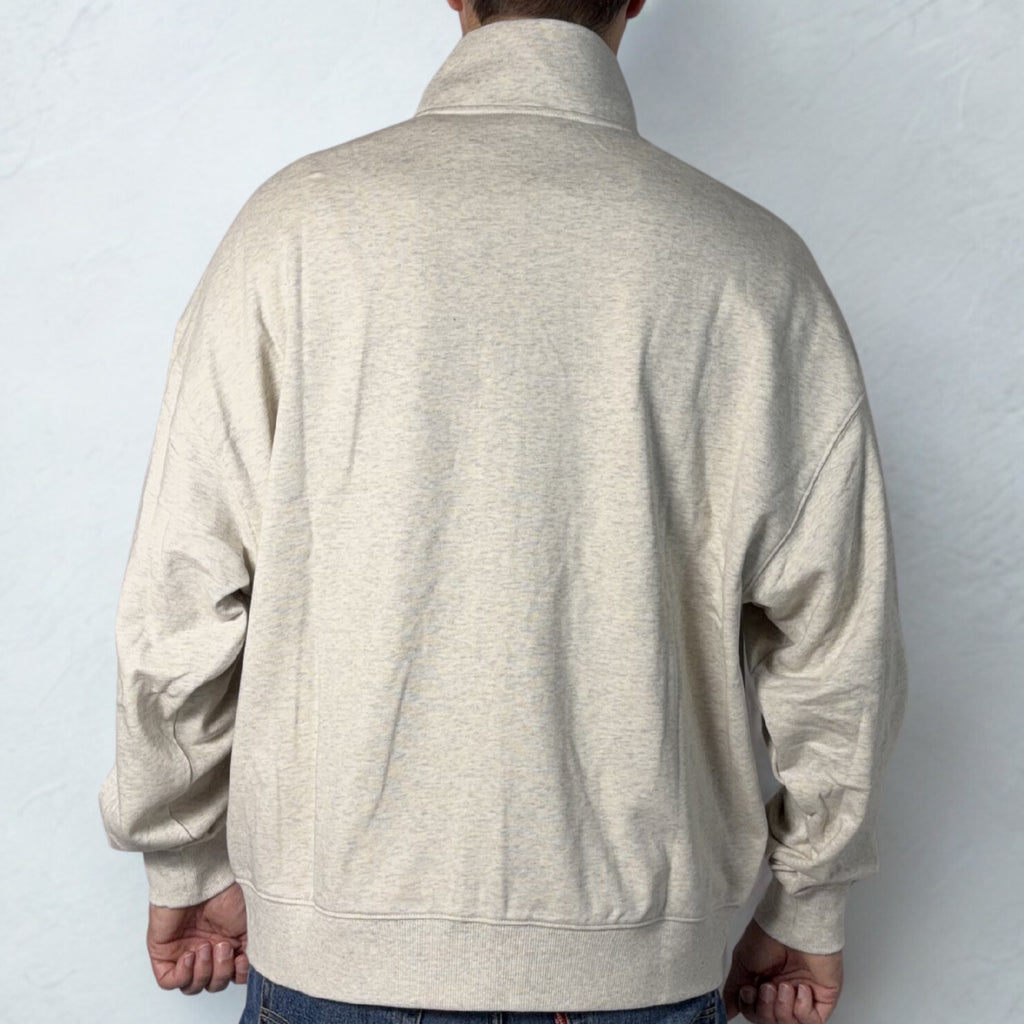 Track top collar Full zip Oversized Long sleeve top