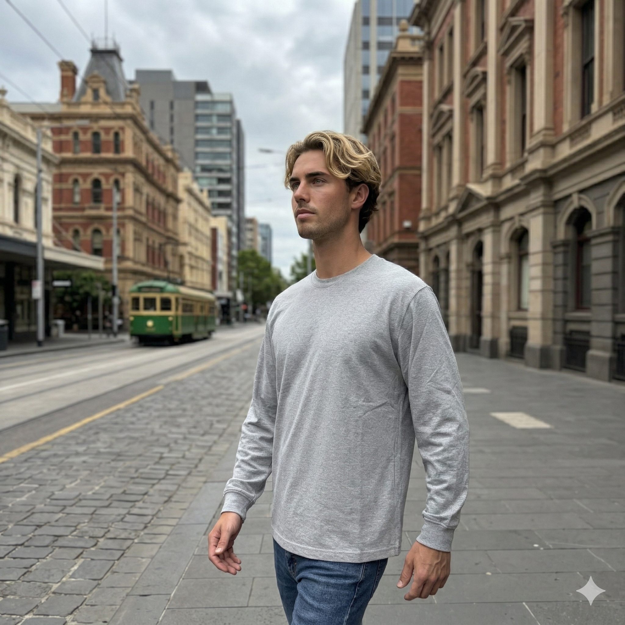 Crew neck All clolours Long sleeve tee