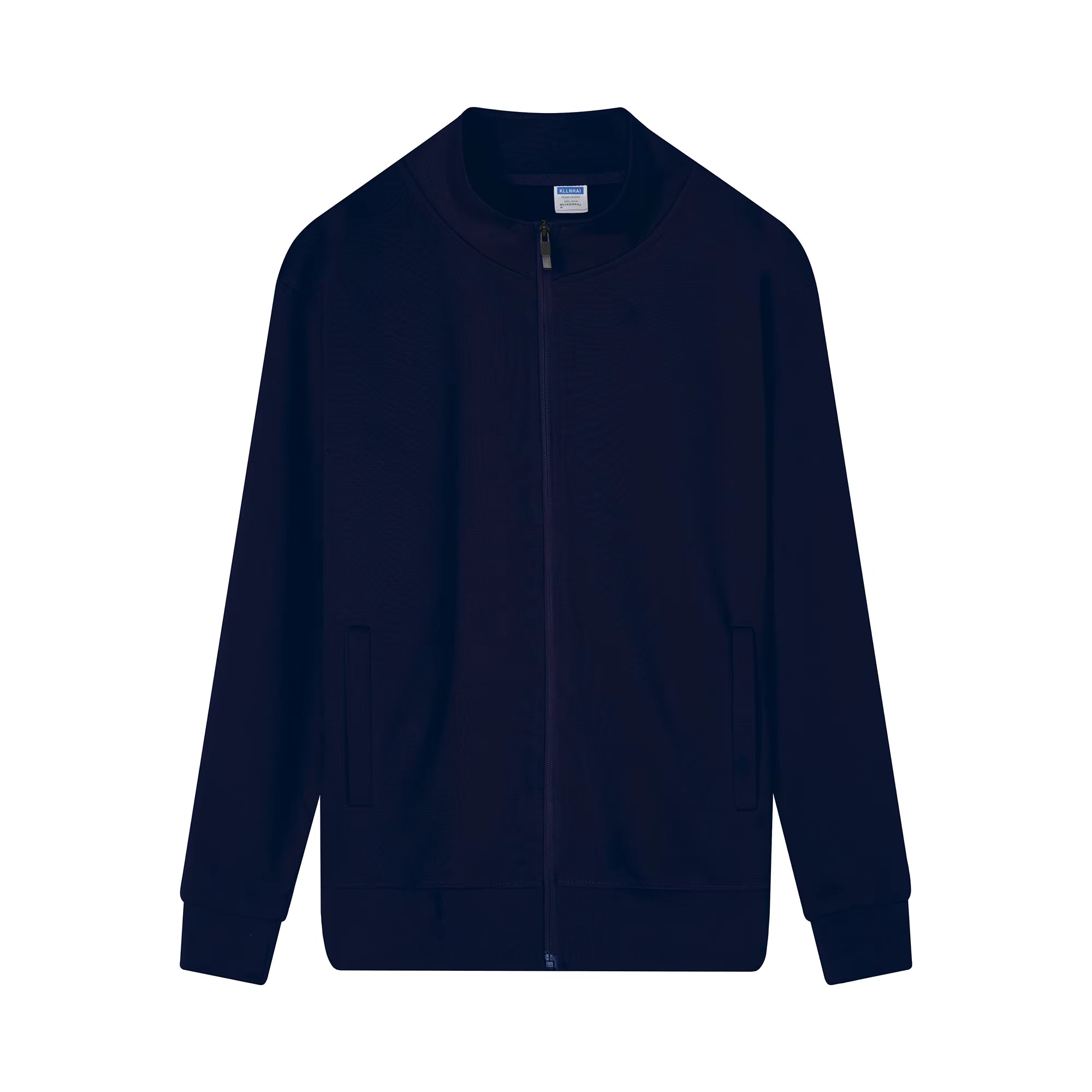 Track top collar Full zip Long sleeve top