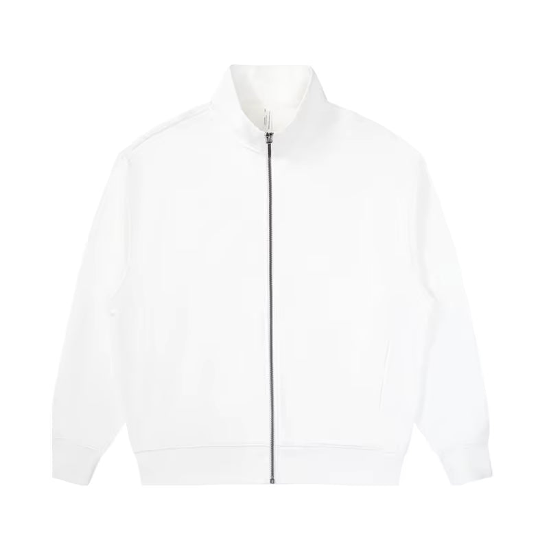 Track top collar Full zip Oversized Long sleeve top